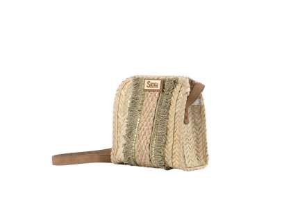 Bolso de palma con bandolera MELANIE